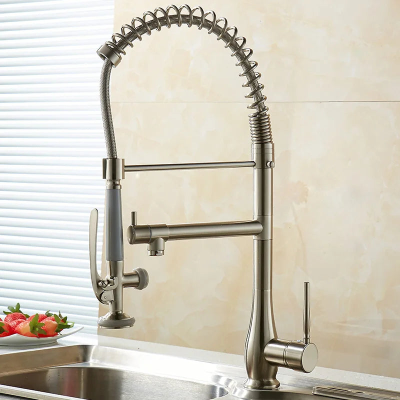 Riviera Tall Pull-Out Kitchen Faucet